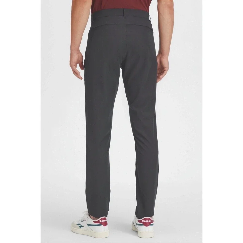 NWT Fabletics Dark Gray The Only Pant Classic Fit Men Size 33x32 (34x30 Actual)